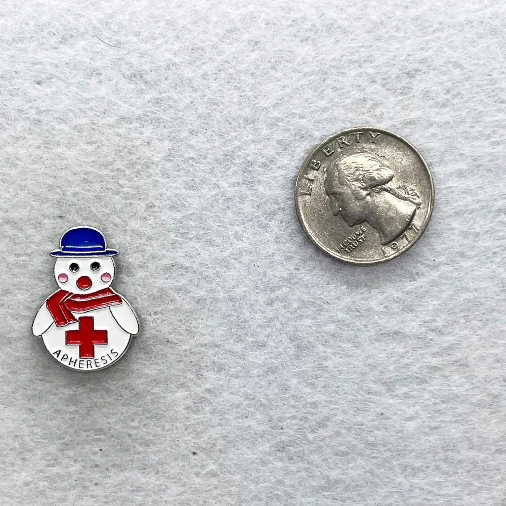 🔮 5/$25 Vintage Snowman Apheresis‎ Pin